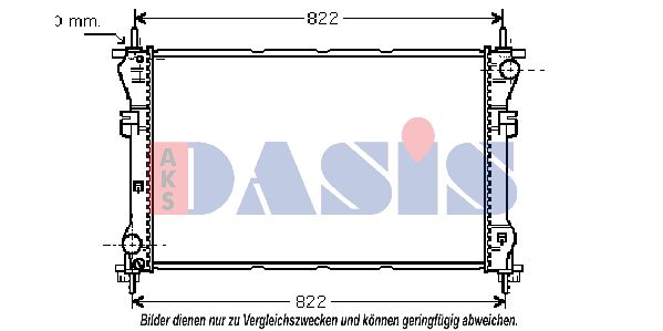 AKS DASIS radiatorius, variklio aušinimas 250610N